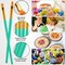 Paint Brush Set, 10 Pcs Paint Brushes for Acrylic Painting, Round Pointed Tip Detail Small Paint Brush